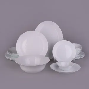 سرویس غذاخوری 26 پارچه دینو طرح دایره مدل نیلوفری ورژن 1