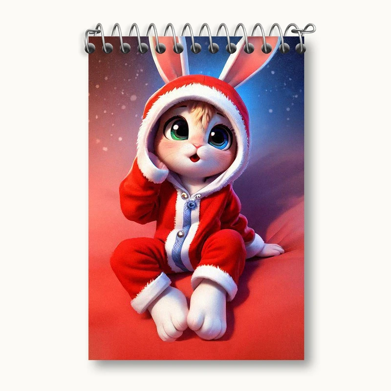 دفتر یادداشت 50 برگ خندالو مدل خرگوش کیوت کد F2755