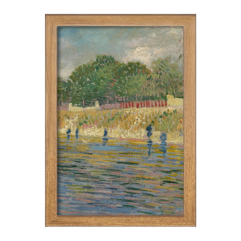 تابلو خندالو مدل بانک سن ونسان ونگوگ (Van Gogh) کد 36803