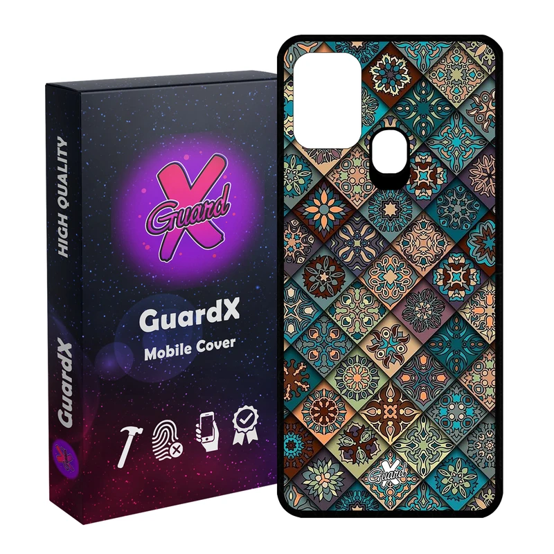 کاور گارد ایکس طرح Tile مدل Glass10093 مناسب برای گوشی موبایل سامسونگ Galaxy M31 / M31 Prime / F41