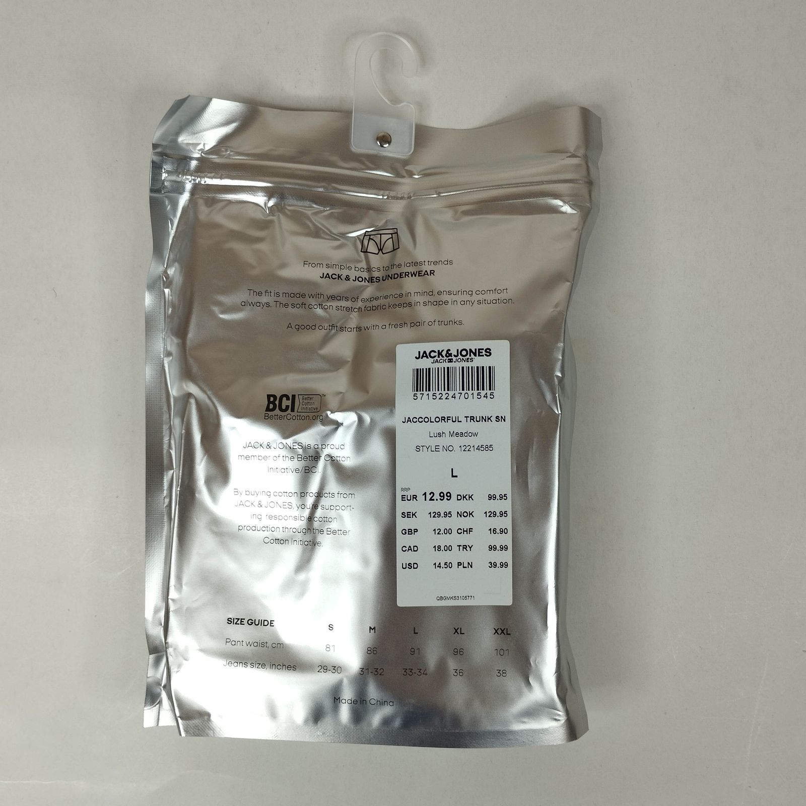 شورت مردانه جک اند جونز مدل SN Lush Meadow STYLE NO 12214585 -  - 3