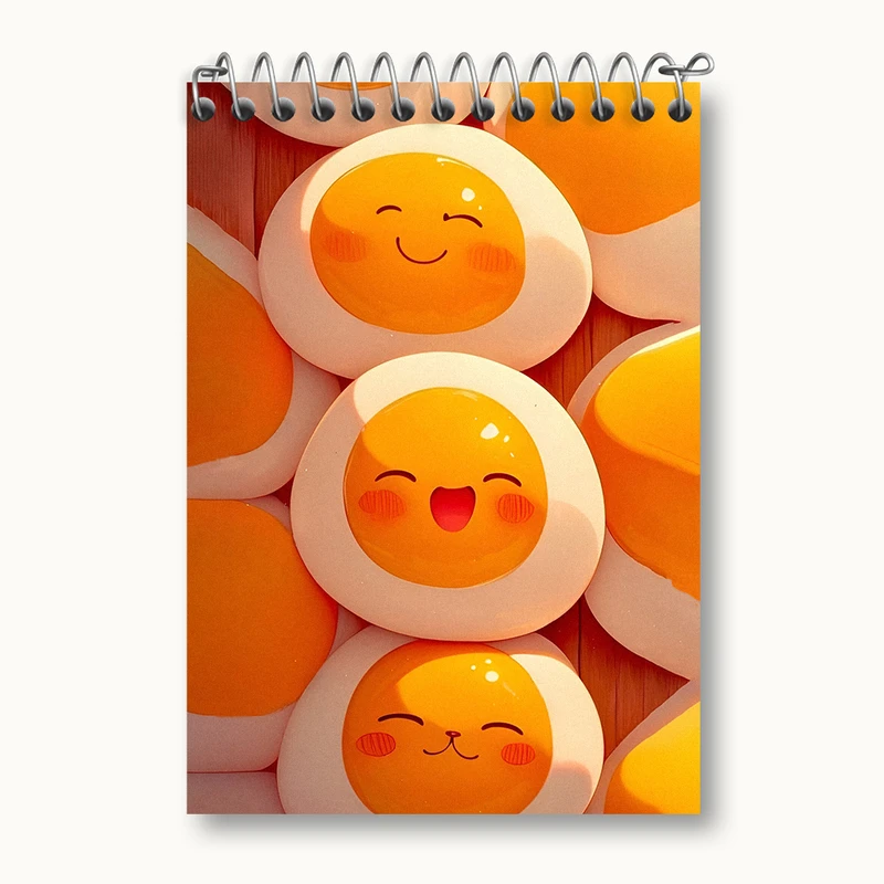 دفتر یادداشت 50 برگ خندالو طرح تخم مرغ کیوت کد N5366