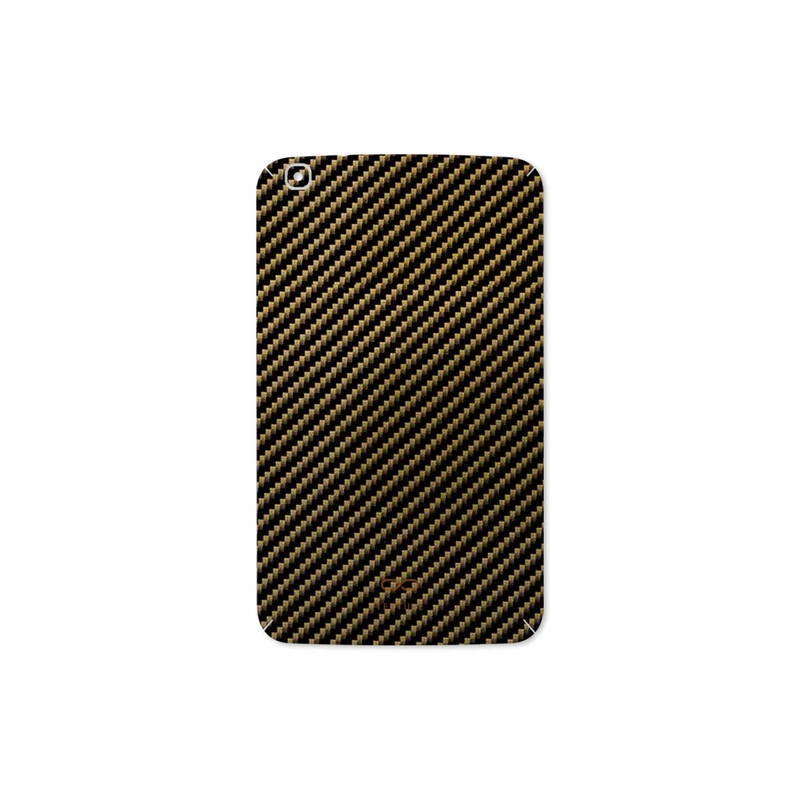 برچسب پوششی ماهوت مدل Glossy-Brown-Fiber مناسب برای تبلت سامسونگ Galaxy Tab 3 8.0 2013 T315