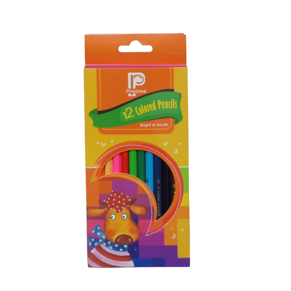 مداد رنگی 12 رنگ پرودان مدل 6603
