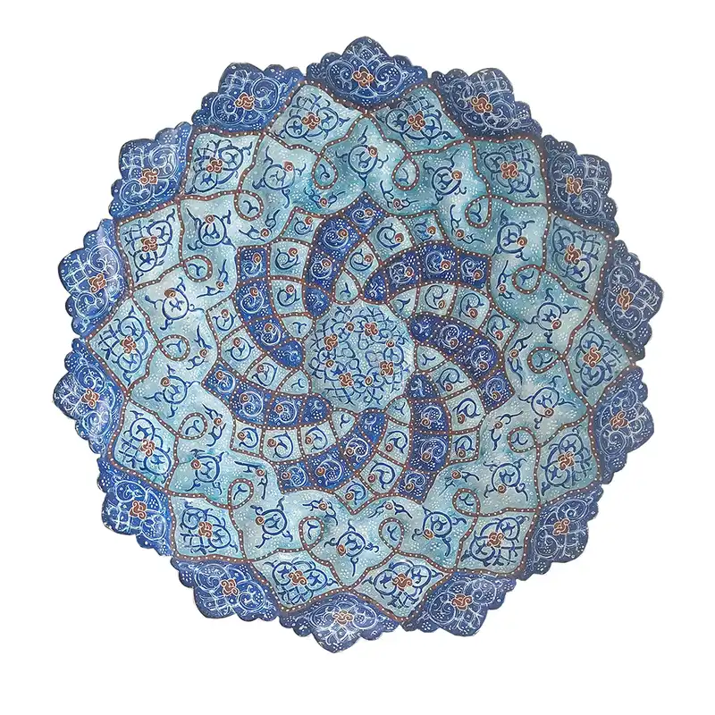 بشقاب میناکاری کد 004