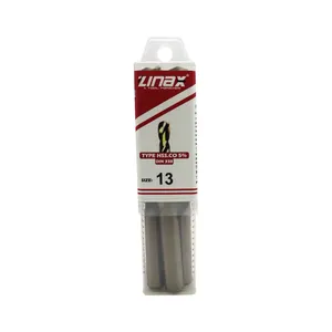 مته کبالت زیناکس کد YP-HSS-DIN338-13MM سایز 13 میلی متر مجموعه 5 عددی