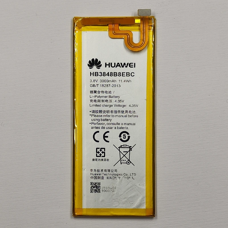 باتری موبایل مدل HB3848B8EBC  ظرفیت 3000میلی آمپر ساعت مناسب برای گوشی موبایل هوآوی Ascend G7