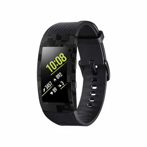 برچسب ماهوت طرح Night-Army-Pixel مناسب برای ساعت هوشمند سامسونگ Galaxy Gear Fit 2 Pro