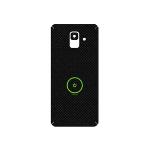 MAHOOT Minimal Power Button Cover Sticker for Samsung Galaxy A6 2018