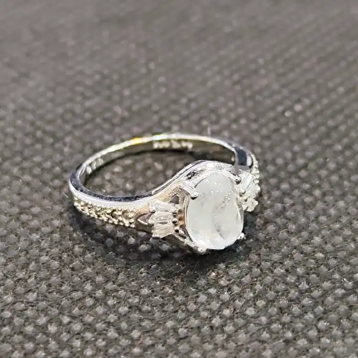 انگشتر نقره زنانه مدل در نجف کد 393