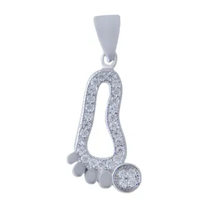  آویز گردنبند نقره زنانه بازرگانی میلادی کد PKR-143