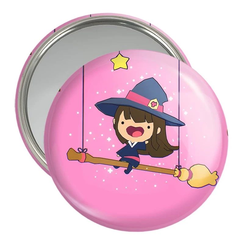آینه جیبی خندالو مدل اکو انیمه Little Witch Academia  کد 22957