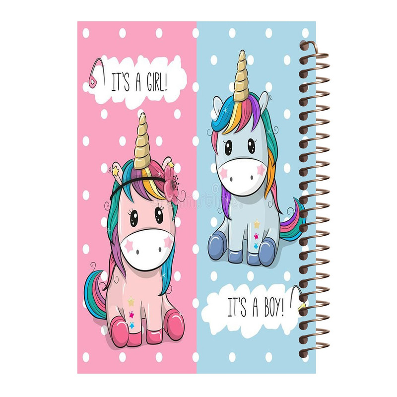 دفتر شطرنجی مشایخ طرح یونیکورن کد CH14