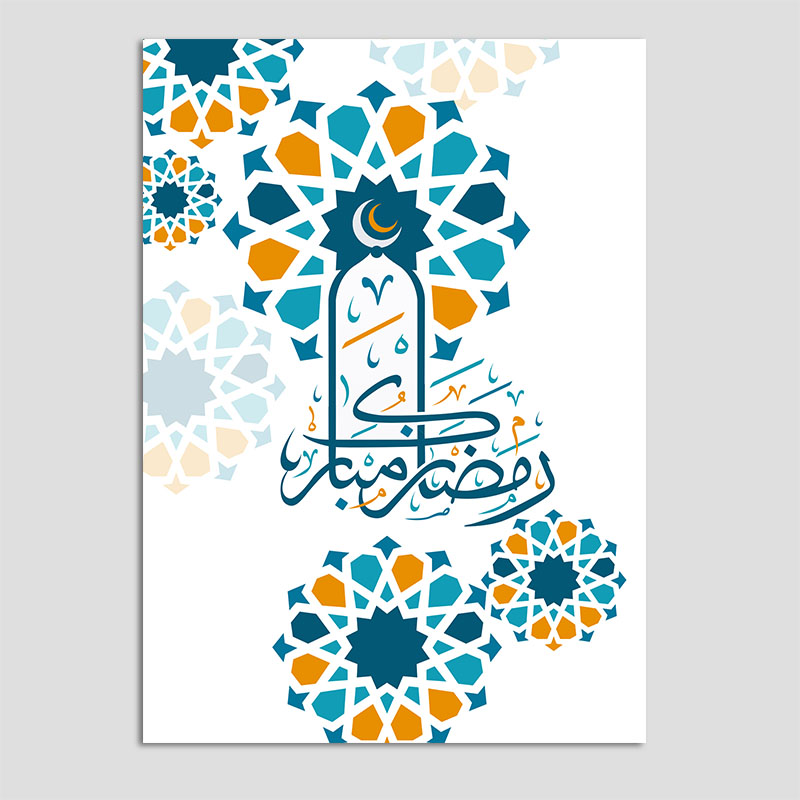 کارت پستال مدل ماه رمضان کد EF07 بسته 10 عددی