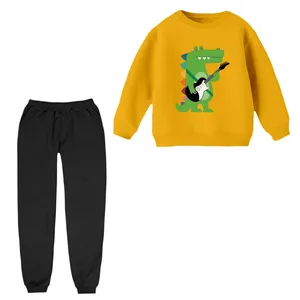 ست سویشرت و شلوار  راحتی بچگانه مدل دایناسور