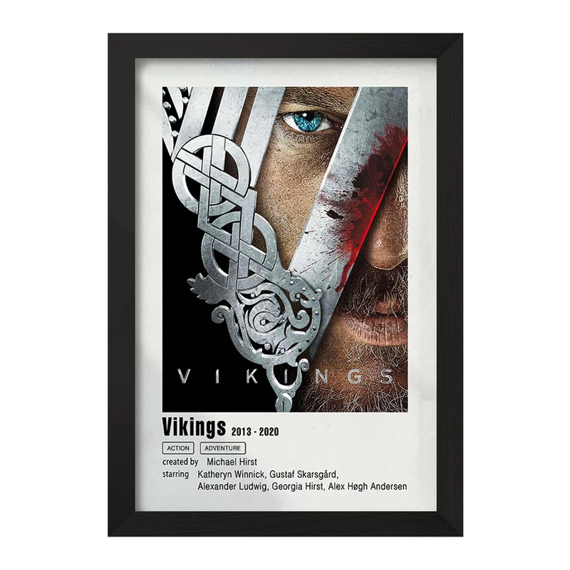 تابلو خندالو مدل وایکینگ ها (Vikings) کد F11930