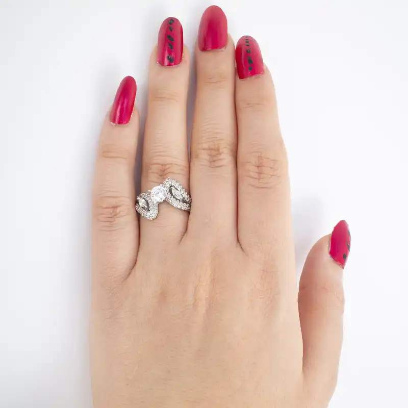 انگشتر نقره زنانه مدل AMT-R139