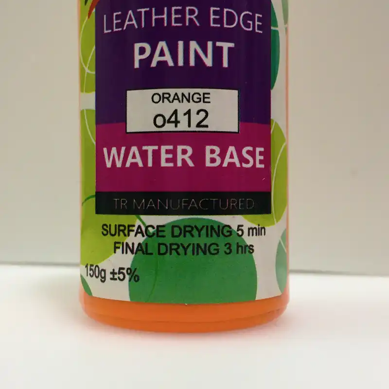 رنگ نارنجی لبه چرم آنیما کد O412 وزن 150 گرم