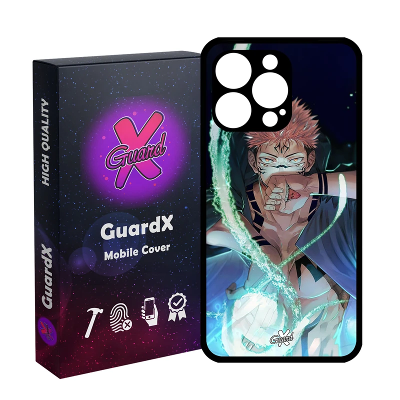 کاور گارد ایکس طرح Sukuna Anime مدل Glass10571 مناسب برای گوشی موبایل اپل iPhone 13 Pro