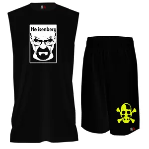 ست تاپ و شلوارک مردانه مدل Breaking Bad کد BTPM94