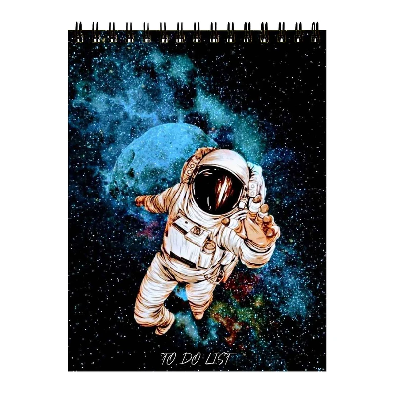 دفتر برنامه ریزی 50 برگ  طرح فضانورد کد 4174