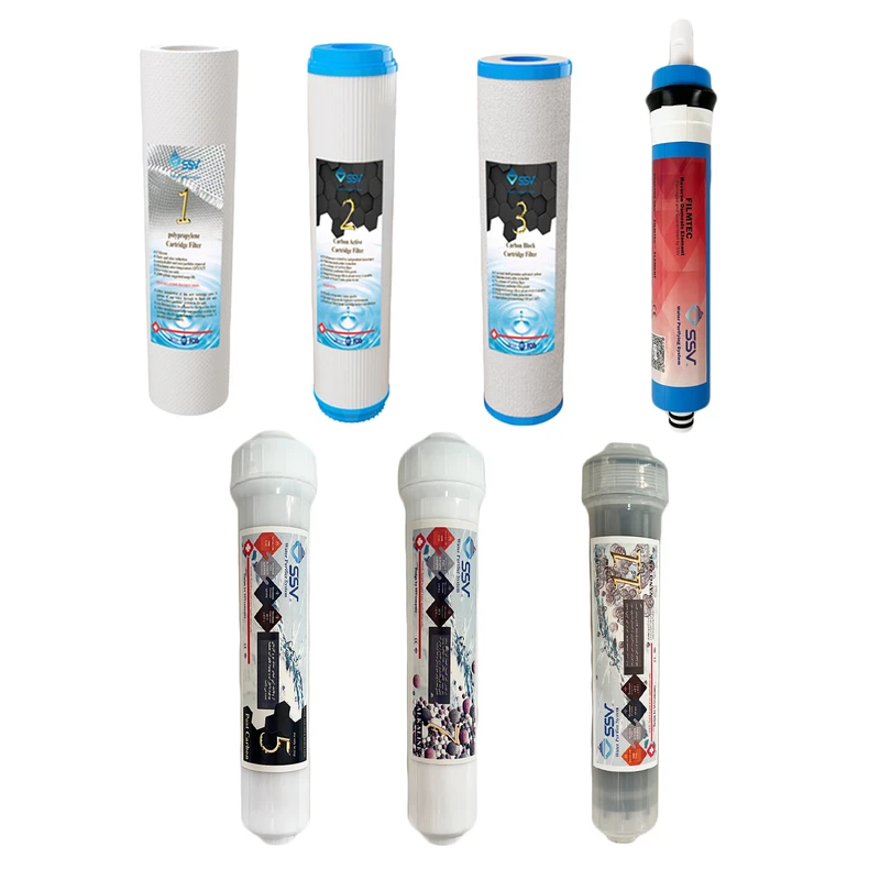 فیلتر دستگاه تصفیه آب اس اس وی مدل H755 PACK بسته 7 عددی