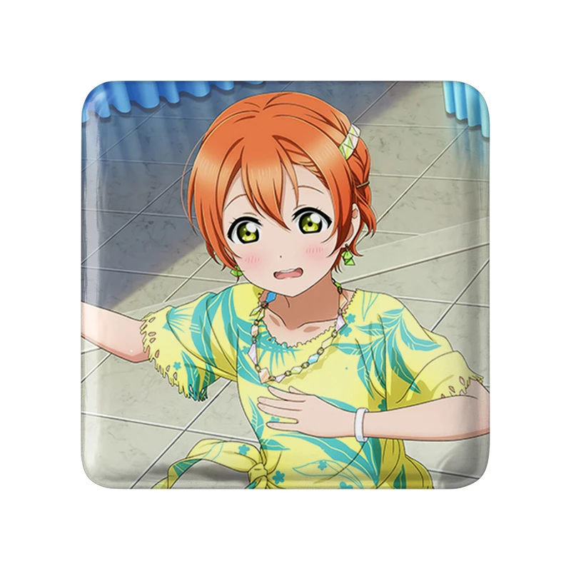 مگنت خندالو طرح رین هوشیزورا انیمه لاو لایو Love Live  مدل مربعی کد 18312