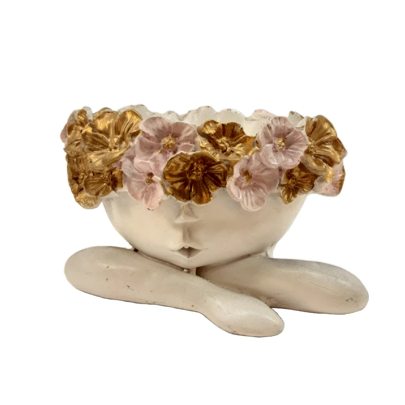 گلدان دکوری مدل رخ متفکر کد 897