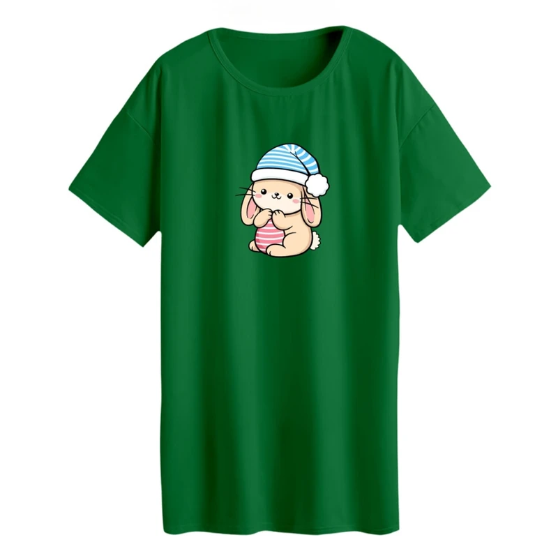 تی شرت لانگ آستین کوتاه زنانه مدل خرگوش کد 01