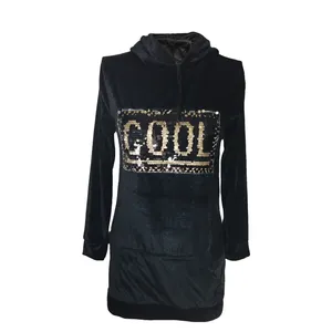 هودی زنانه مدل COOL کد tm-1537 رنگ مشکی
