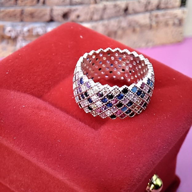 انگشتر نقره زنانه مدل glsr-15100