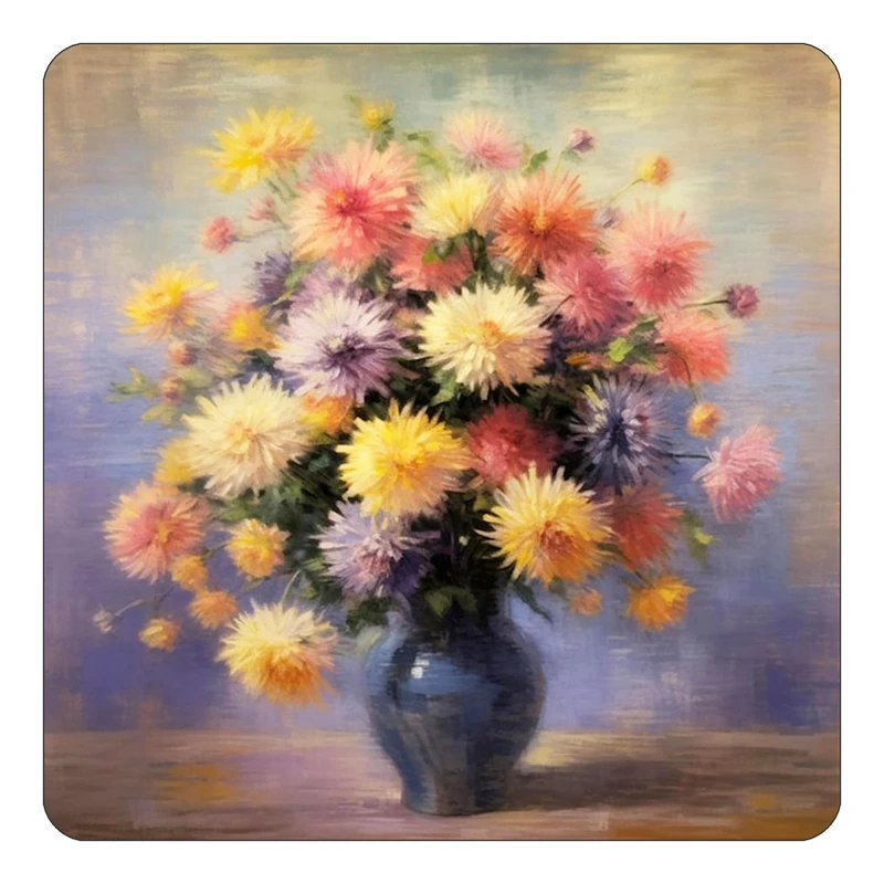 مگنت کاکتی طرح نقاشی رنگ روغن مدل mp72619