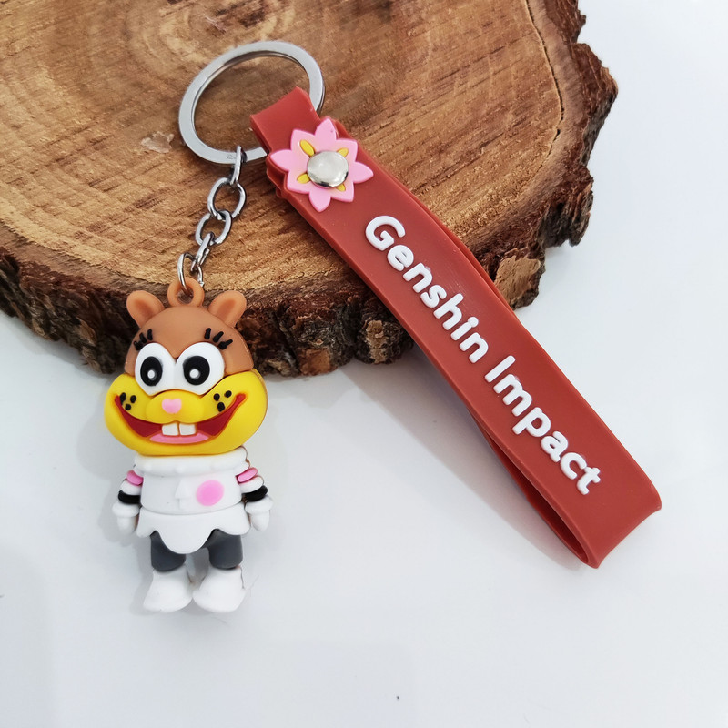 جاکلیدی مدل سیلیکونی طرح سندی چیکس دوست باب اسفنجی جاکلیدی مدل سیلیکونی طرح سندی چیکس دوست باب اسفنجی