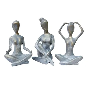مجسمه مدل حرکات یوگا مجموعه 3 عددی
