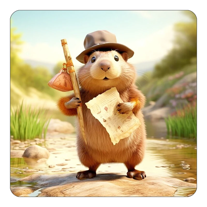 مگنت کاکتی طرح حیوانات کارتونی مدل mp27376