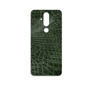 MAHOOT Green-Crocodile-Leather Cover Sticker for Nokia X71