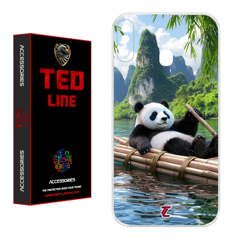 کاور تدلاین طرح پاندا کد 1162 مناسب برای گوشی موبایل سامسونگ Galaxy A20 / A30
