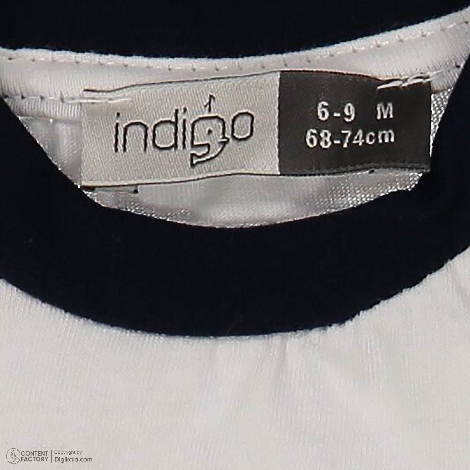 ست تی شرت و شلوارک نوزادی پسرانه ایندیگو مدل 13211 رنگ سفید -  - 9