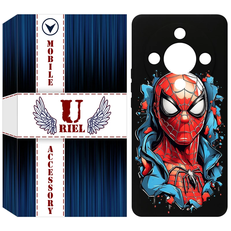کاور یوریل مدل KSH کد 34 طرح اسپایدرمن مناسب برای گوشی موبایل آنر X9b / X50 / Magic6 Lite / Magic 6 Lite