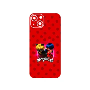 MAHOOT Ladybug and Cat Noir Cover Sticker for Apple iPhone 13