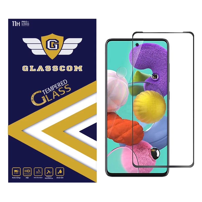 محافظ صفحه نمایش گلس کام مدل GC-A51 مناسب برای گوشی موبایل سامسونگ Galaxy A51