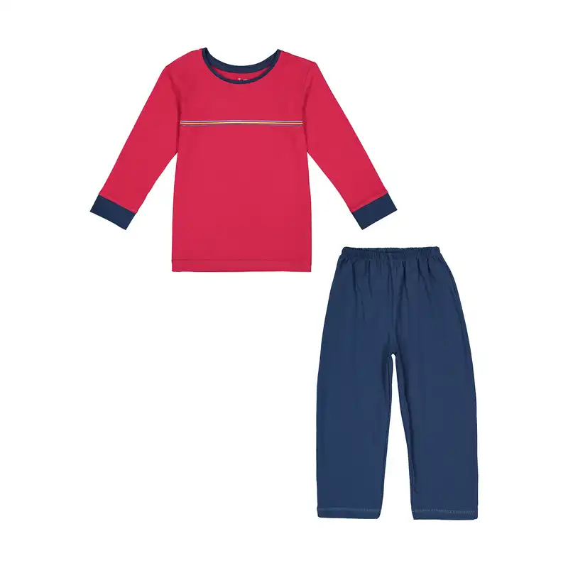 ست تی شرت آستین بلند و شلوار پسرانه ناربن مدل 1521419-70