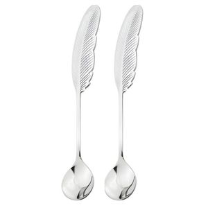 قاشق قهوه خوری مدل پر بسته 2 عددی