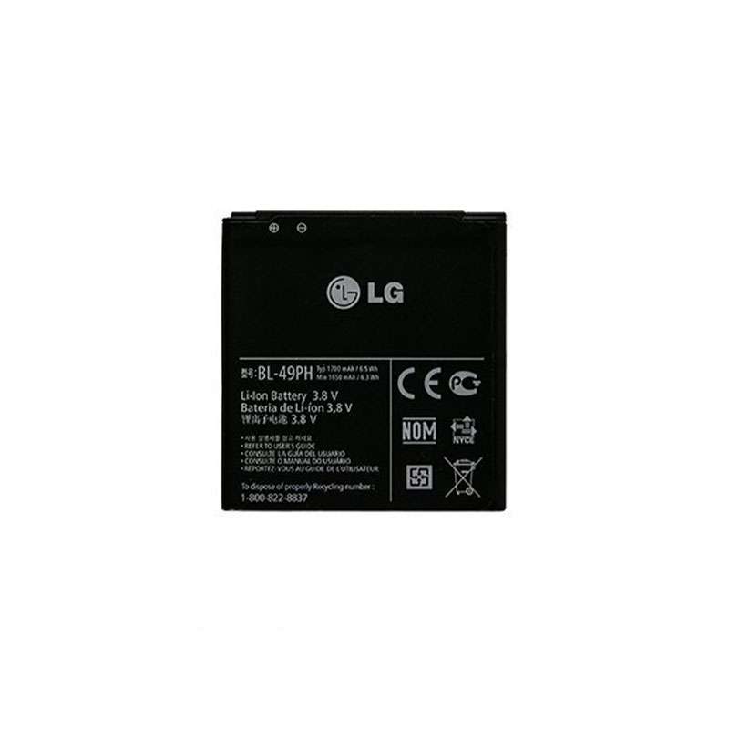 باتری موبایل ال جی مدل  BL-49PH ظرفیت 1700میلی آمپر ساعت مناسب برای گوشی موبایل ال جی F120