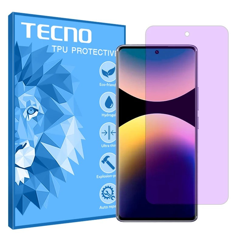 محافظ صفحه نمایش آنتی پرپل تکنو مدل هیدروژلی مناسب برای گوشی موبایل شیائومی Poco M8 Pro