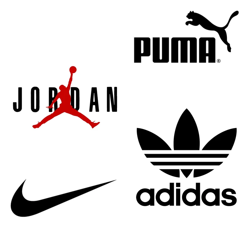 استیکر پارچه و لباس پاد آفرین مدل برند ها مجموعه 4 عددی