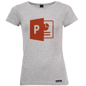 تی شرت آستین کوتاه زنانه 27 مدل Microsoft PowerPoint کد MH914