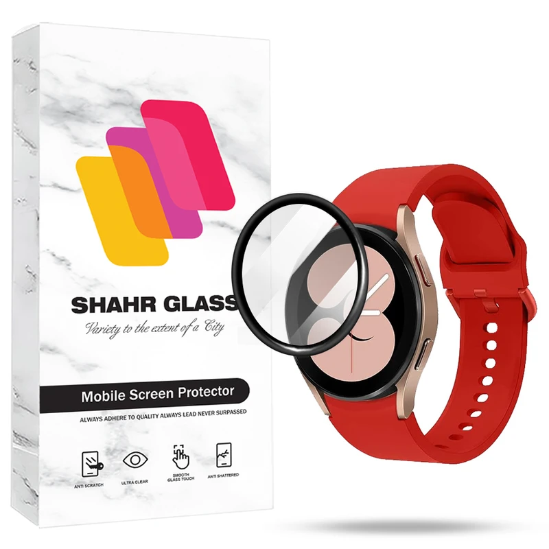 محافظ صفحه نمایش شهر گلس مدل PMMS20 مناسب برای ساعت هوشمند سامسونگ Galaxy Watch 4 40 mm