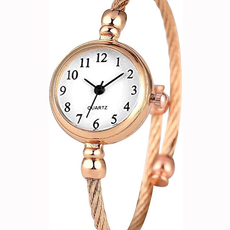 ساعت مچی عقربه ای زنانه مدل ظریف کد roz-add1 -  - 8