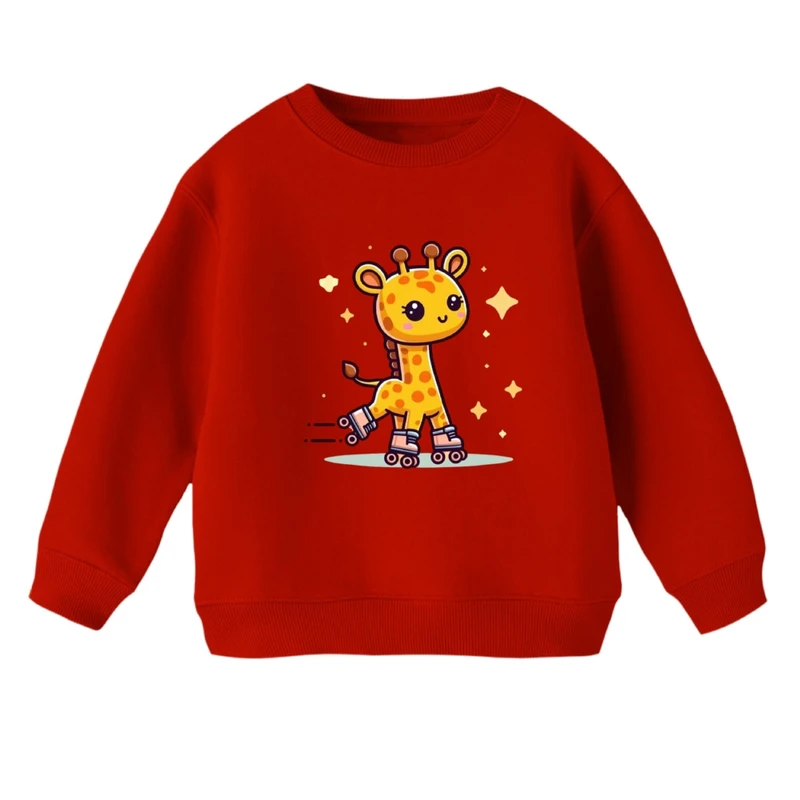 سویشرت بچگانه مدل زرافه اسکیت 